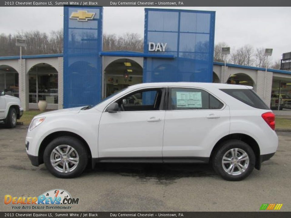 2013 Chevrolet Equinox LS Summit White / Jet Black Photo #2