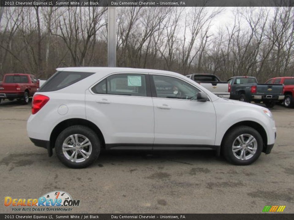 2013 Chevrolet Equinox LS Summit White / Jet Black Photo #8