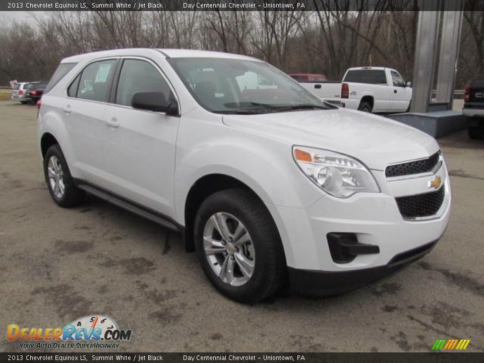 2013 Chevrolet Equinox LS Summit White / Jet Black Photo #9