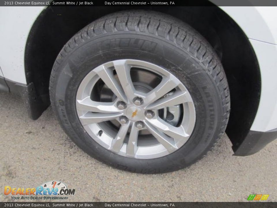 2013 Chevrolet Equinox LS Summit White / Jet Black Photo #10