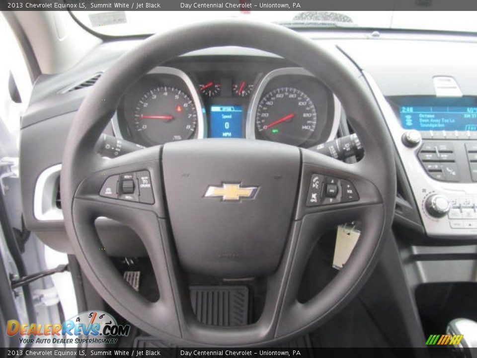 2013 Chevrolet Equinox LS Summit White / Jet Black Photo #15