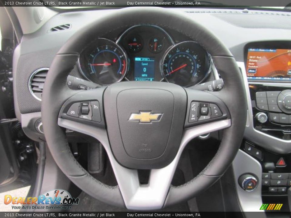 2013 Chevrolet Cruze LT/RS Black Granite Metallic / Jet Black Photo #15