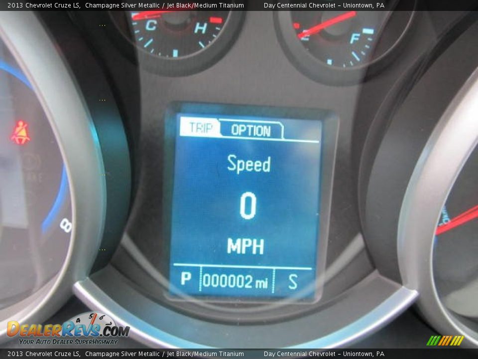 2013 Chevrolet Cruze LS Champagne Silver Metallic / Jet Black/Medium Titanium Photo #20