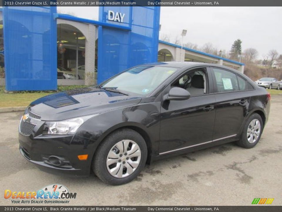 2013 Chevrolet Cruze LS Black Granite Metallic / Jet Black/Medium Titanium Photo #1