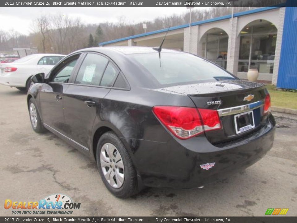 2013 Chevrolet Cruze LS Black Granite Metallic / Jet Black/Medium Titanium Photo #4
