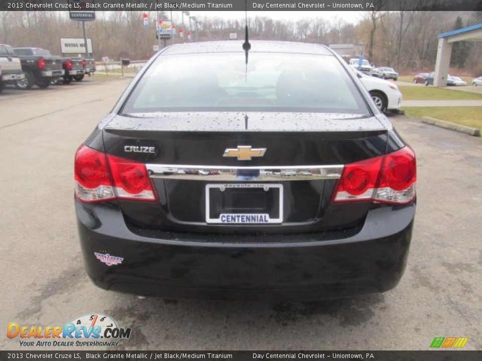 2013 Chevrolet Cruze LS Black Granite Metallic / Jet Black/Medium Titanium Photo #5