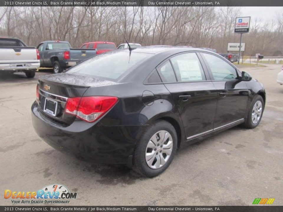 2013 Chevrolet Cruze LS Black Granite Metallic / Jet Black/Medium Titanium Photo #6