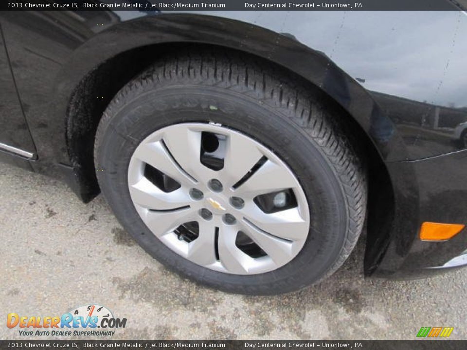 2013 Chevrolet Cruze LS Black Granite Metallic / Jet Black/Medium Titanium Photo #9