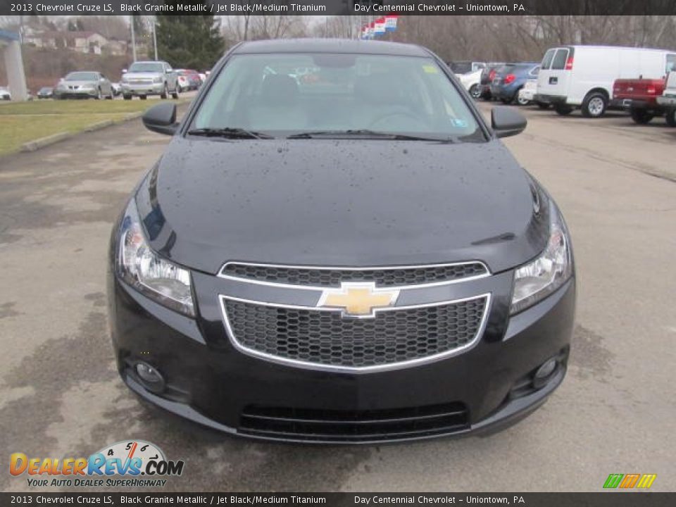 2013 Chevrolet Cruze LS Black Granite Metallic / Jet Black/Medium Titanium Photo #11