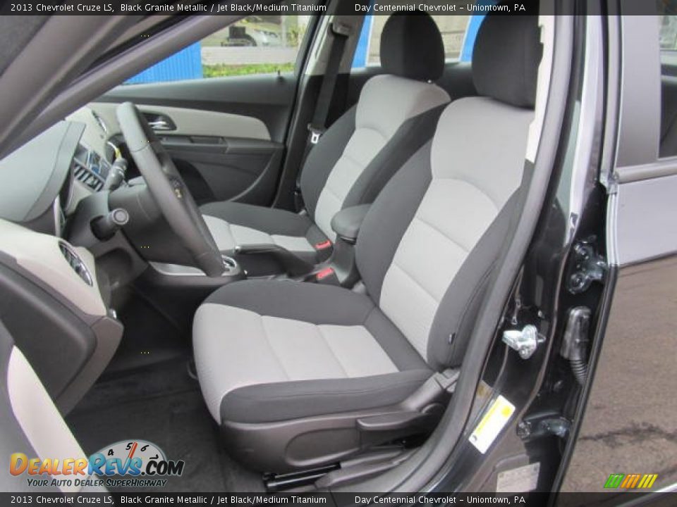 2013 Chevrolet Cruze LS Black Granite Metallic / Jet Black/Medium Titanium Photo #13