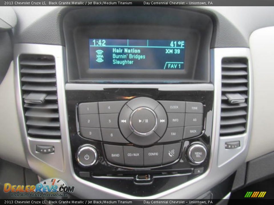2013 Chevrolet Cruze LS Black Granite Metallic / Jet Black/Medium Titanium Photo #16