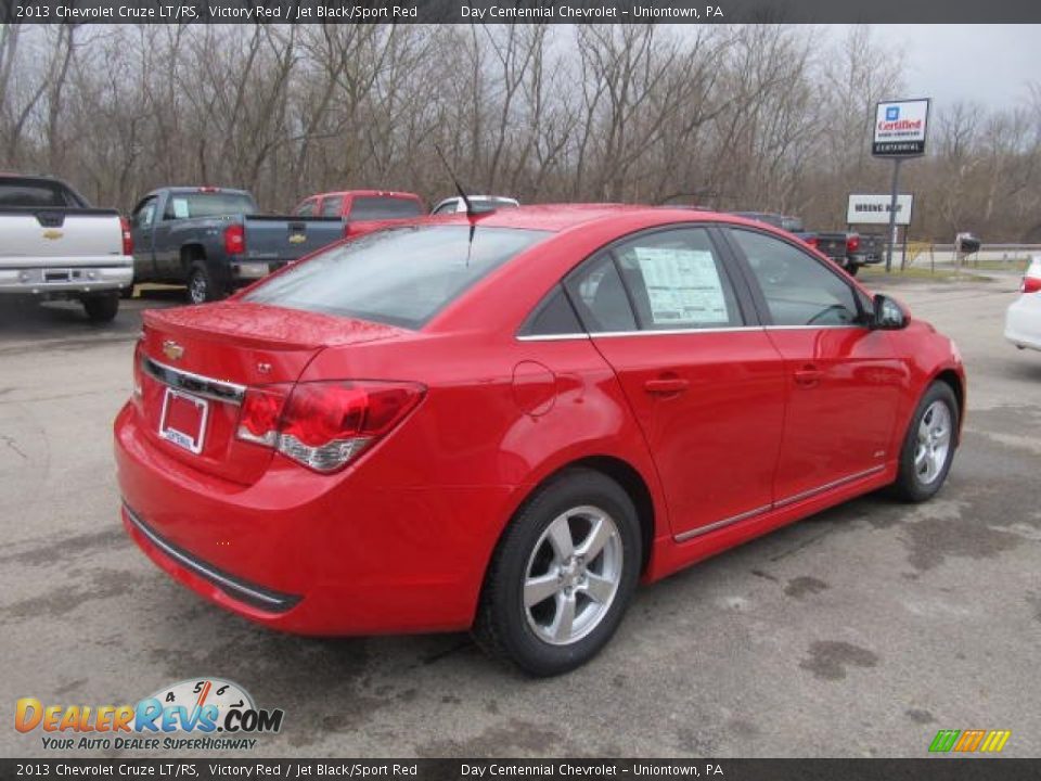 2013 Chevrolet Cruze LT/RS Victory Red / Jet Black/Sport Red Photo #6