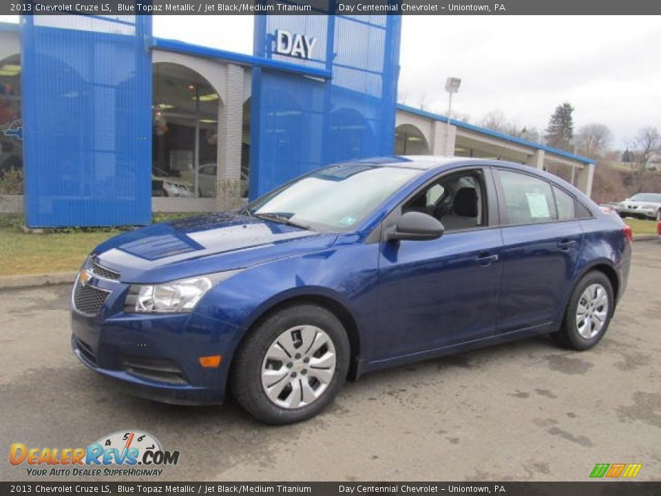 2013 Chevrolet Cruze LS Blue Topaz Metallic / Jet Black/Medium Titanium Photo #1