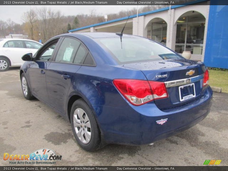2013 Chevrolet Cruze LS Blue Topaz Metallic / Jet Black/Medium Titanium Photo #4
