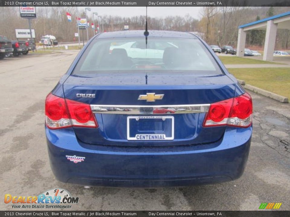 2013 Chevrolet Cruze LS Blue Topaz Metallic / Jet Black/Medium Titanium Photo #5