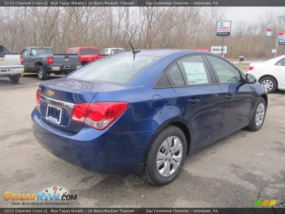 2013 Chevrolet Cruze LS Blue Topaz Metallic / Jet Black/Medium Titanium Photo #6