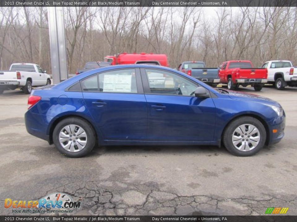 2013 Chevrolet Cruze LS Blue Topaz Metallic / Jet Black/Medium Titanium Photo #7