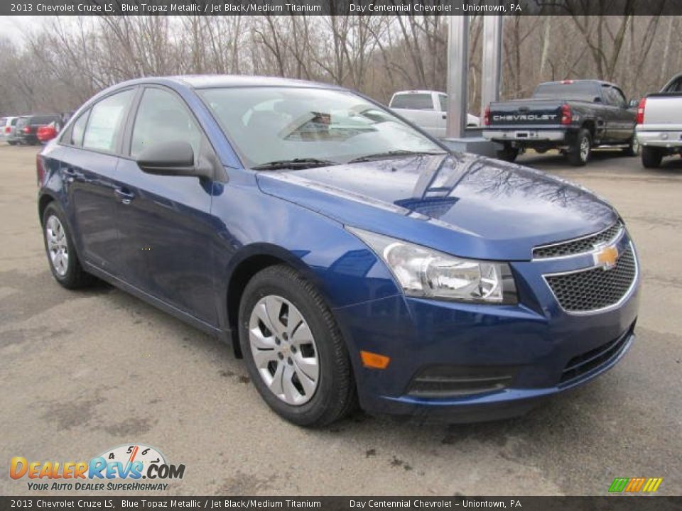 2013 Chevrolet Cruze LS Blue Topaz Metallic / Jet Black/Medium Titanium Photo #10