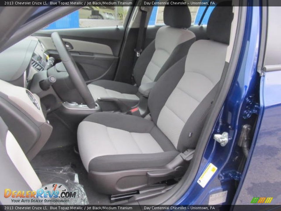 2013 Chevrolet Cruze LS Blue Topaz Metallic / Jet Black/Medium Titanium Photo #13