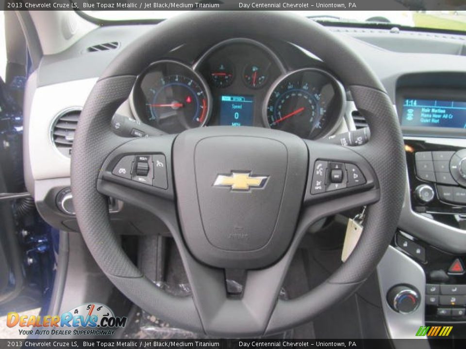 2013 Chevrolet Cruze LS Blue Topaz Metallic / Jet Black/Medium Titanium Photo #15