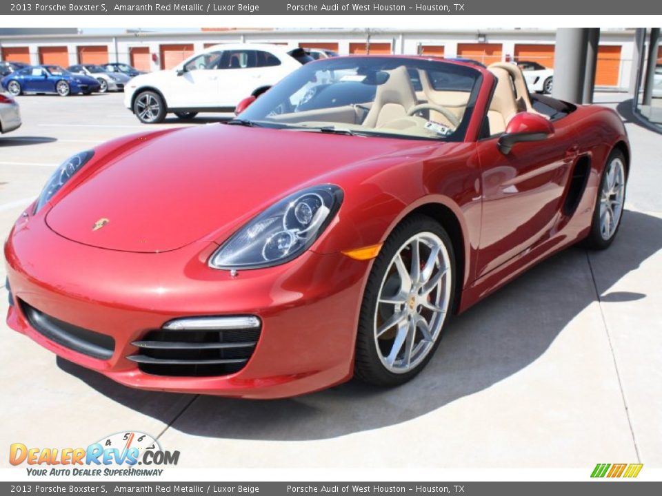 2013 Porsche Boxster S Amaranth Red Metallic / Luxor Beige Photo #11