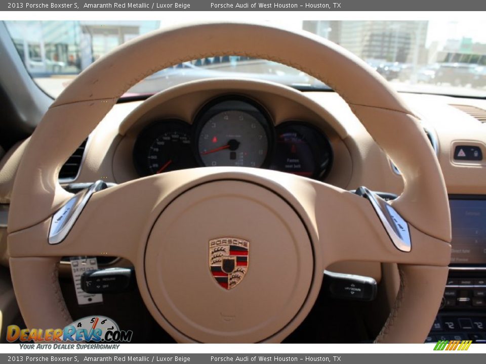 2013 Porsche Boxster S Steering Wheel Photo #26