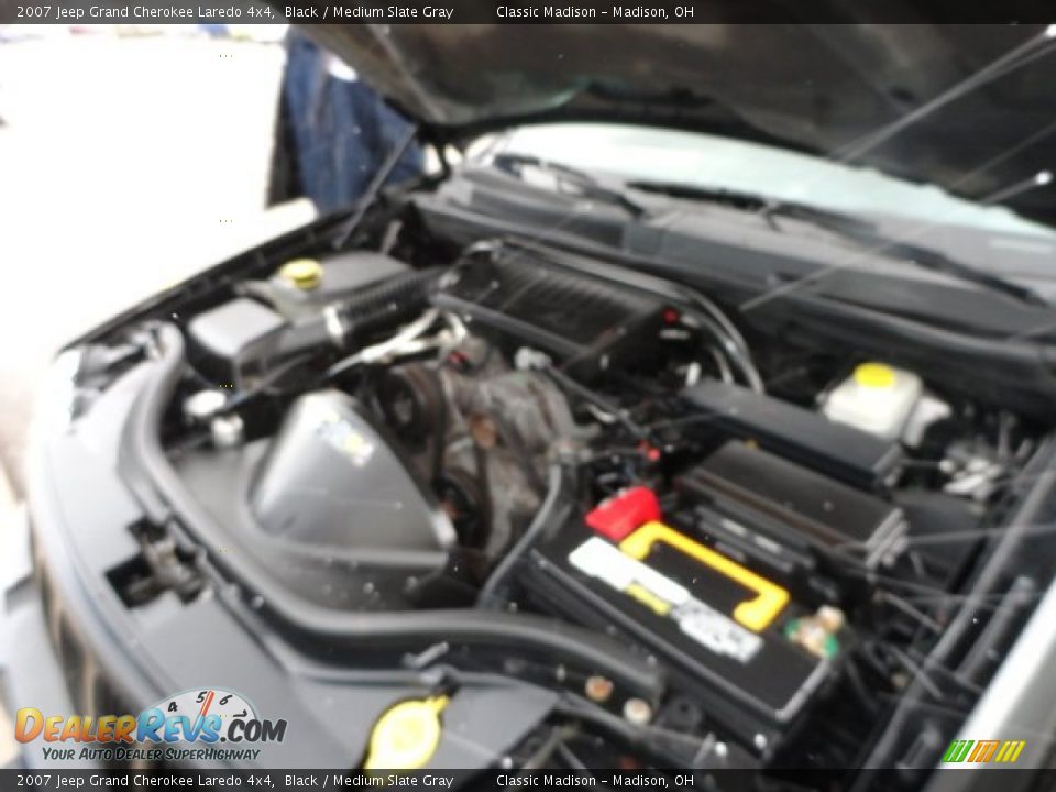 2007 Jeep Grand Cherokee Laredo 4x4 Black / Medium Slate Gray Photo #5