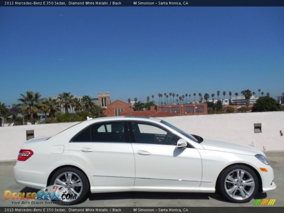 2013 Mercedes-Benz E 350 Sedan Diamond White Metallic / Black Photo #3