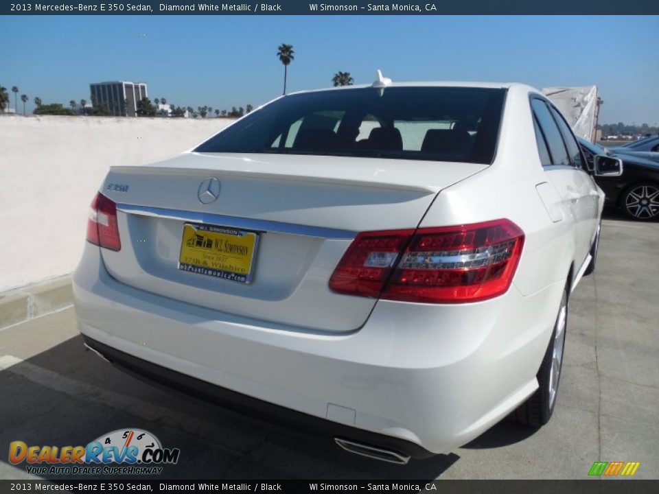 2013 Mercedes-Benz E 350 Sedan Diamond White Metallic / Black Photo #4