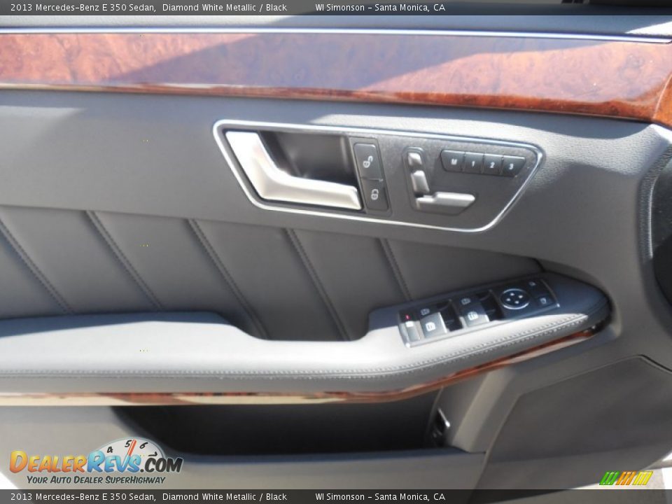 2013 Mercedes-Benz E 350 Sedan Diamond White Metallic / Black Photo #6