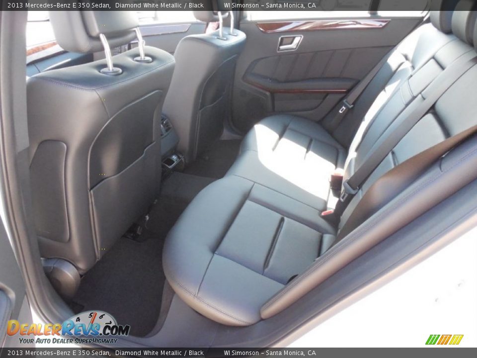 2013 Mercedes-Benz E 350 Sedan Diamond White Metallic / Black Photo #8