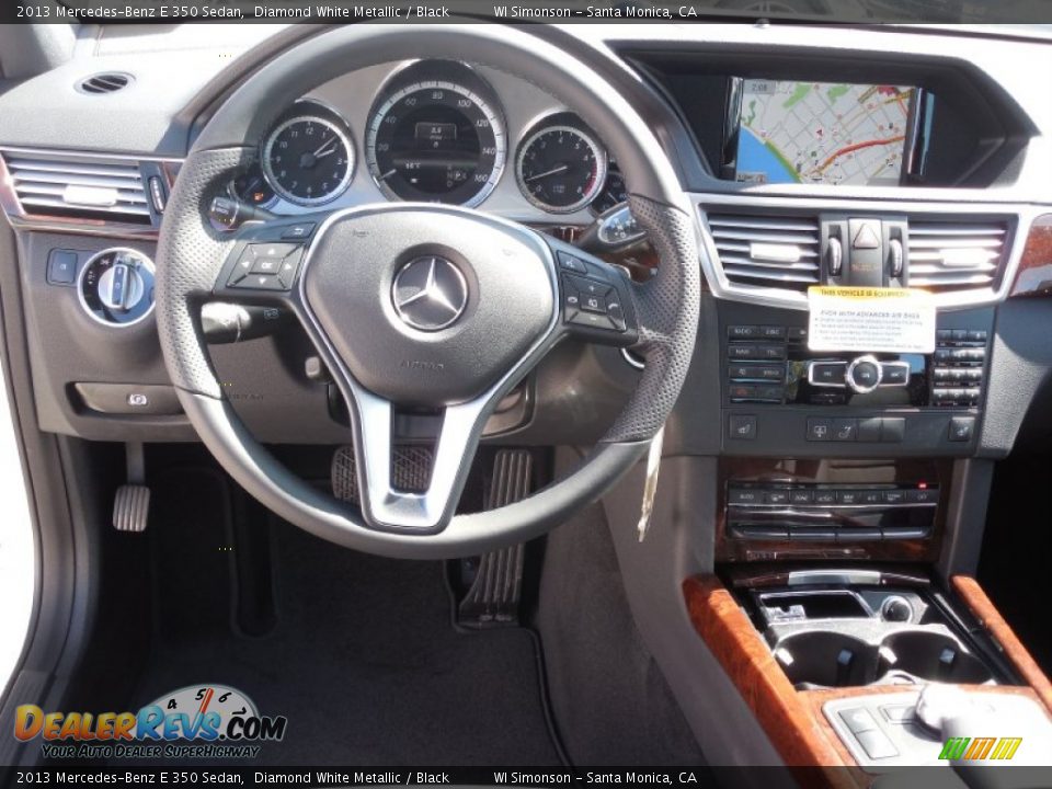 2013 Mercedes-Benz E 350 Sedan Diamond White Metallic / Black Photo #9