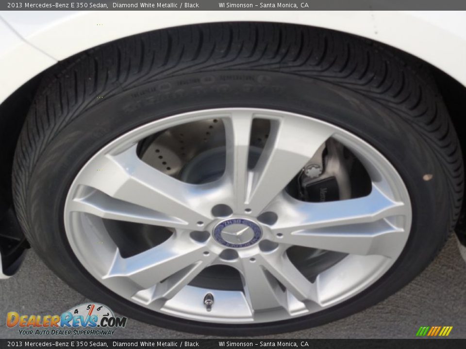 2013 Mercedes-Benz E 350 Sedan Diamond White Metallic / Black Photo #10