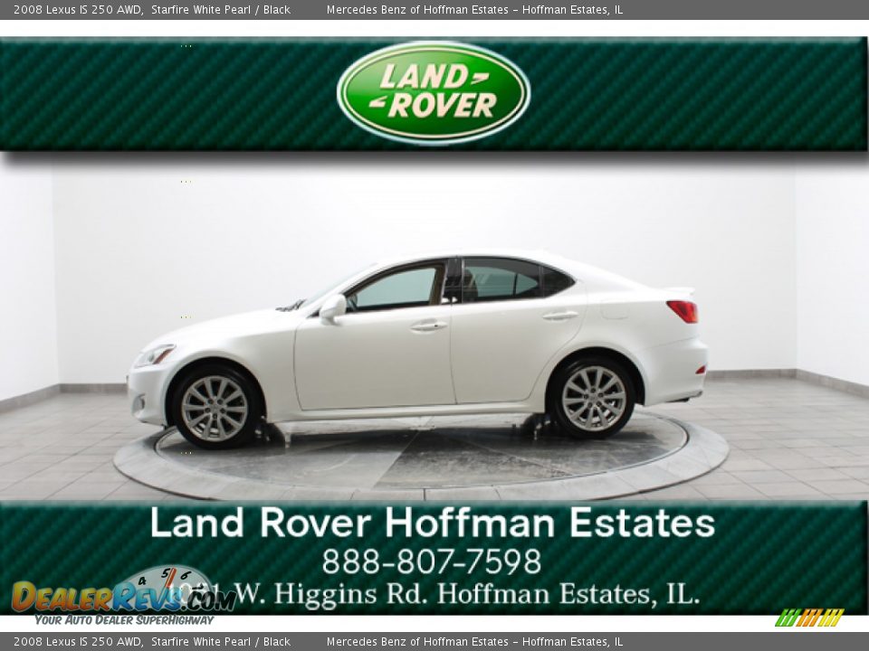 2008 Lexus IS 250 AWD Starfire White Pearl / Black Photo #2