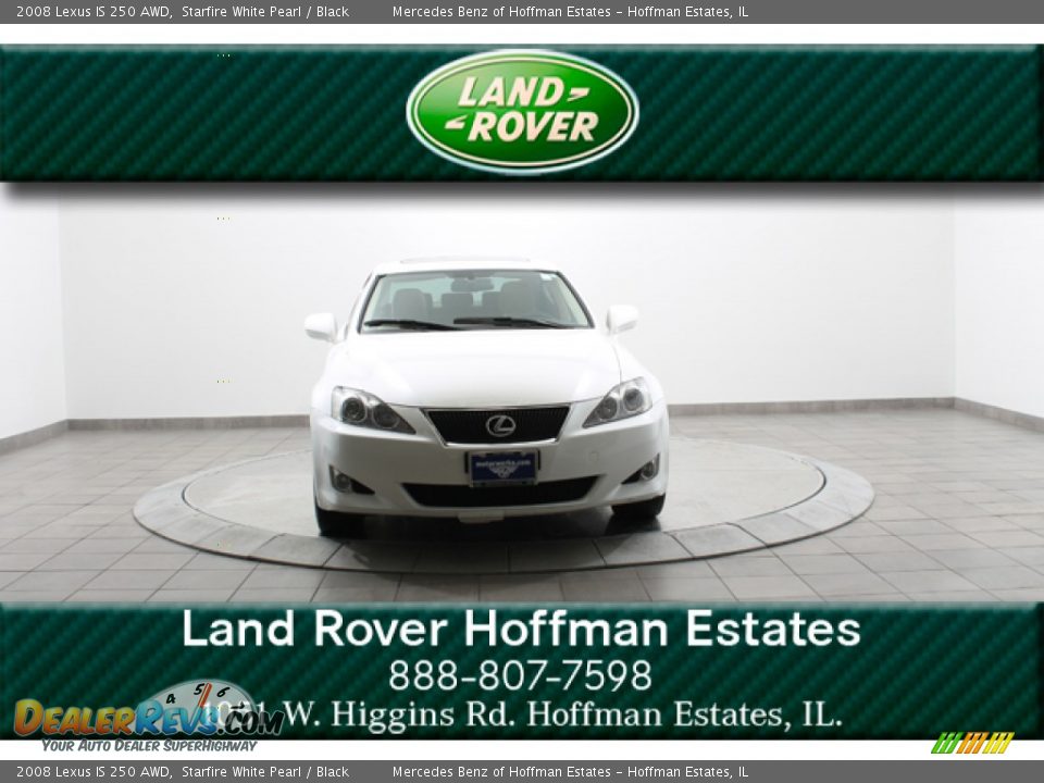 2008 Lexus IS 250 AWD Starfire White Pearl / Black Photo #3