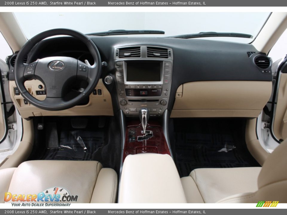 2008 Lexus IS 250 AWD Starfire White Pearl / Black Photo #6