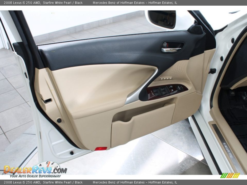 2008 Lexus IS 250 AWD Starfire White Pearl / Black Photo #16