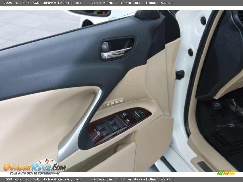 2008 Lexus IS 250 AWD Starfire White Pearl / Black Photo #17