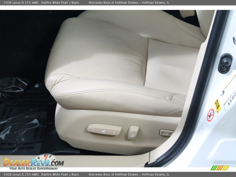 2008 Lexus IS 250 AWD Starfire White Pearl / Black Photo #20