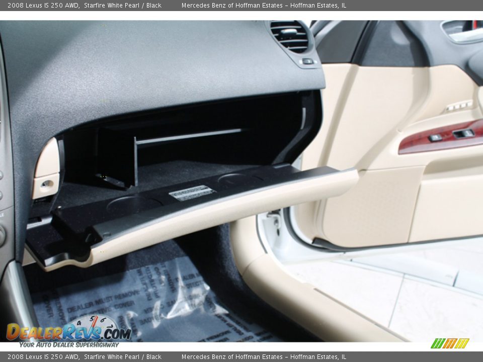 2008 Lexus IS 250 AWD Starfire White Pearl / Black Photo #22