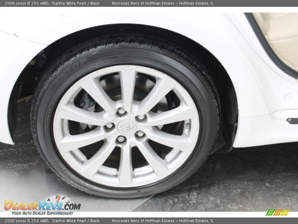 2008 Lexus IS 250 AWD Starfire White Pearl / Black Photo #29