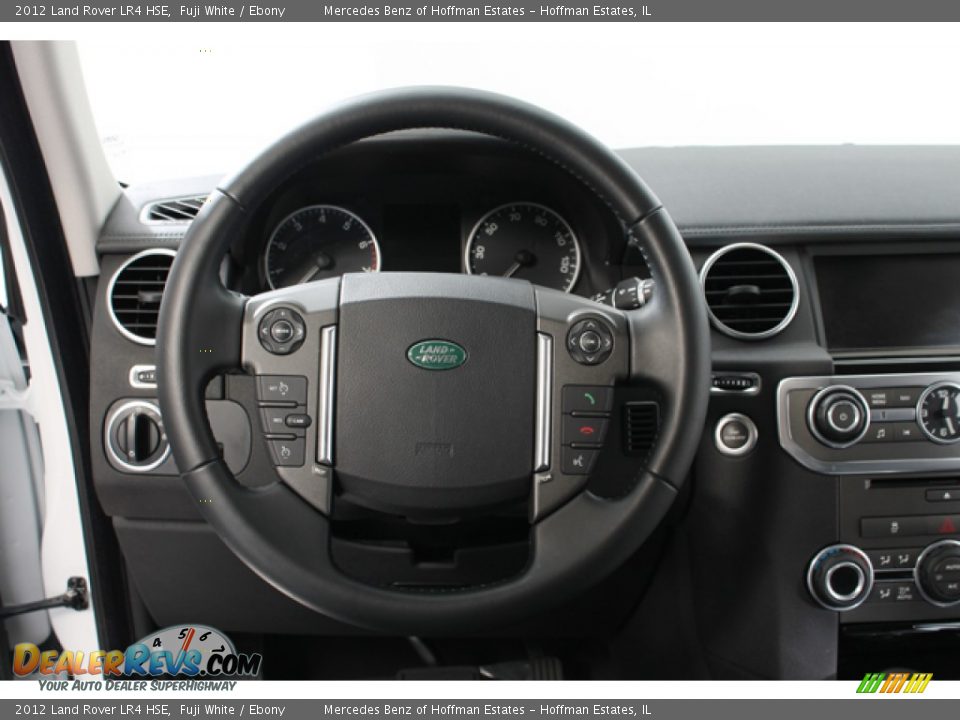 2012 Land Rover LR4 HSE Steering Wheel Photo #7