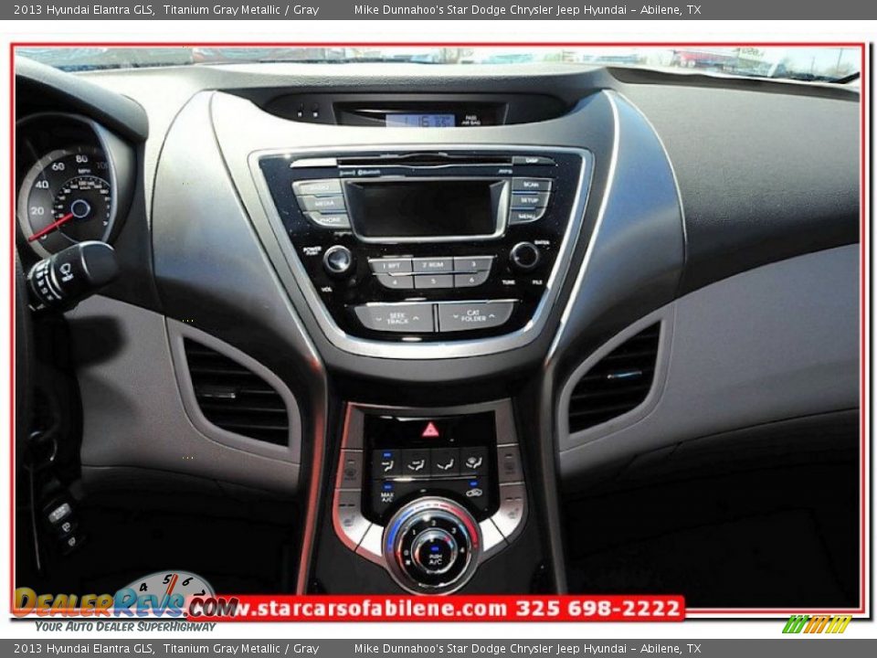 2013 Hyundai Elantra GLS Titanium Gray Metallic / Gray Photo #27