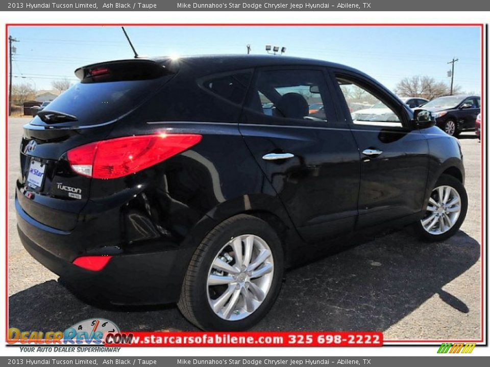2013 Hyundai Tucson Limited Ash Black / Taupe Photo #7