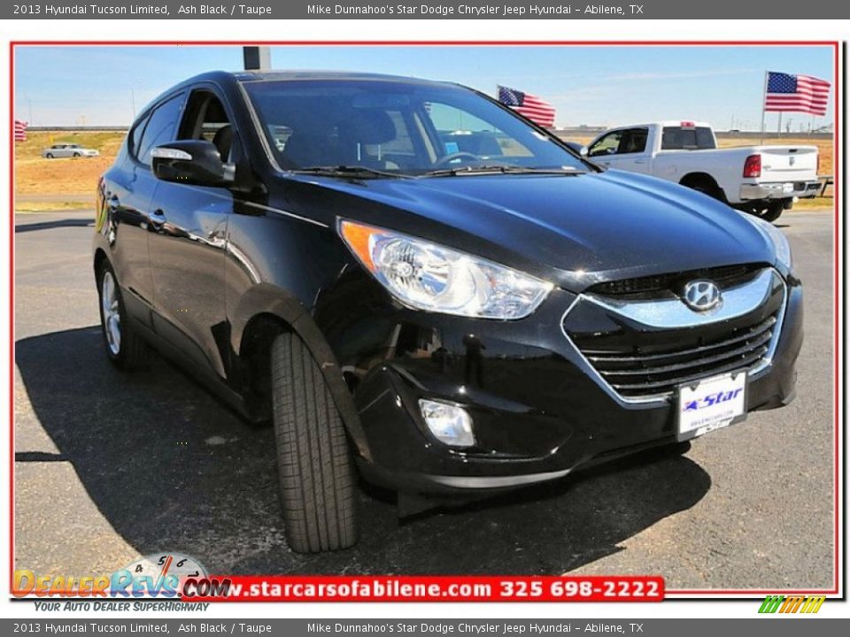 2013 Hyundai Tucson Limited Ash Black / Taupe Photo #9
