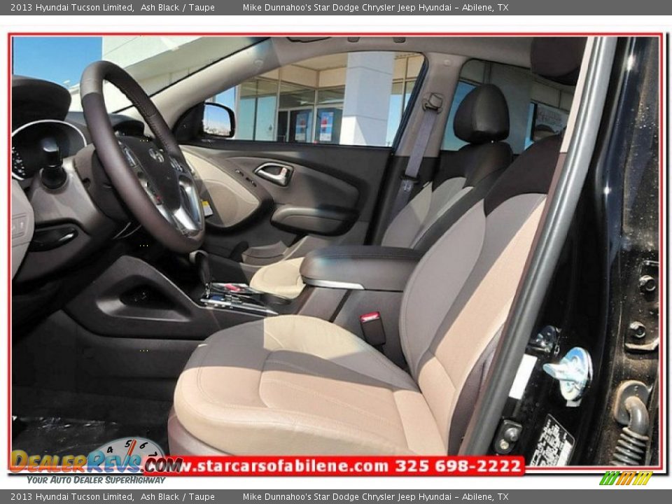 2013 Hyundai Tucson Limited Ash Black / Taupe Photo #12