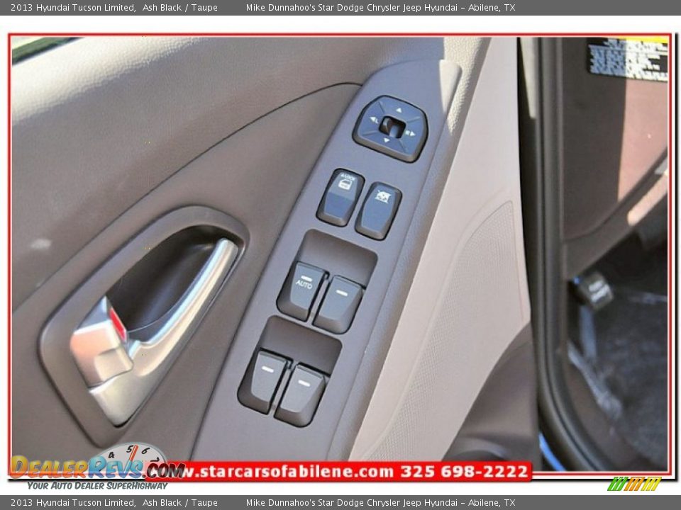2013 Hyundai Tucson Limited Ash Black / Taupe Photo #14
