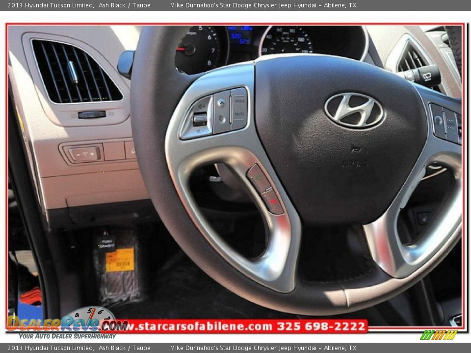 2013 Hyundai Tucson Limited Ash Black / Taupe Photo #16