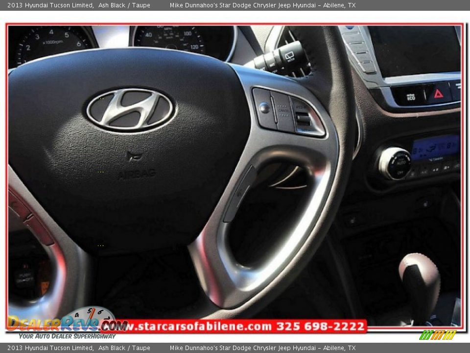 2013 Hyundai Tucson Limited Ash Black / Taupe Photo #17