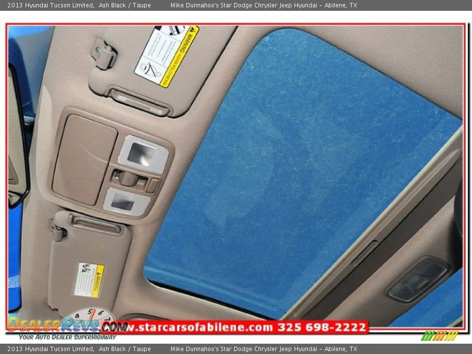 2013 Hyundai Tucson Limited Ash Black / Taupe Photo #20